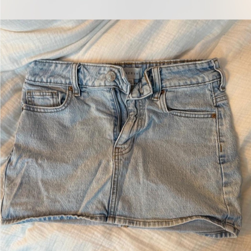 PacSun Light Blue Denim Skirt